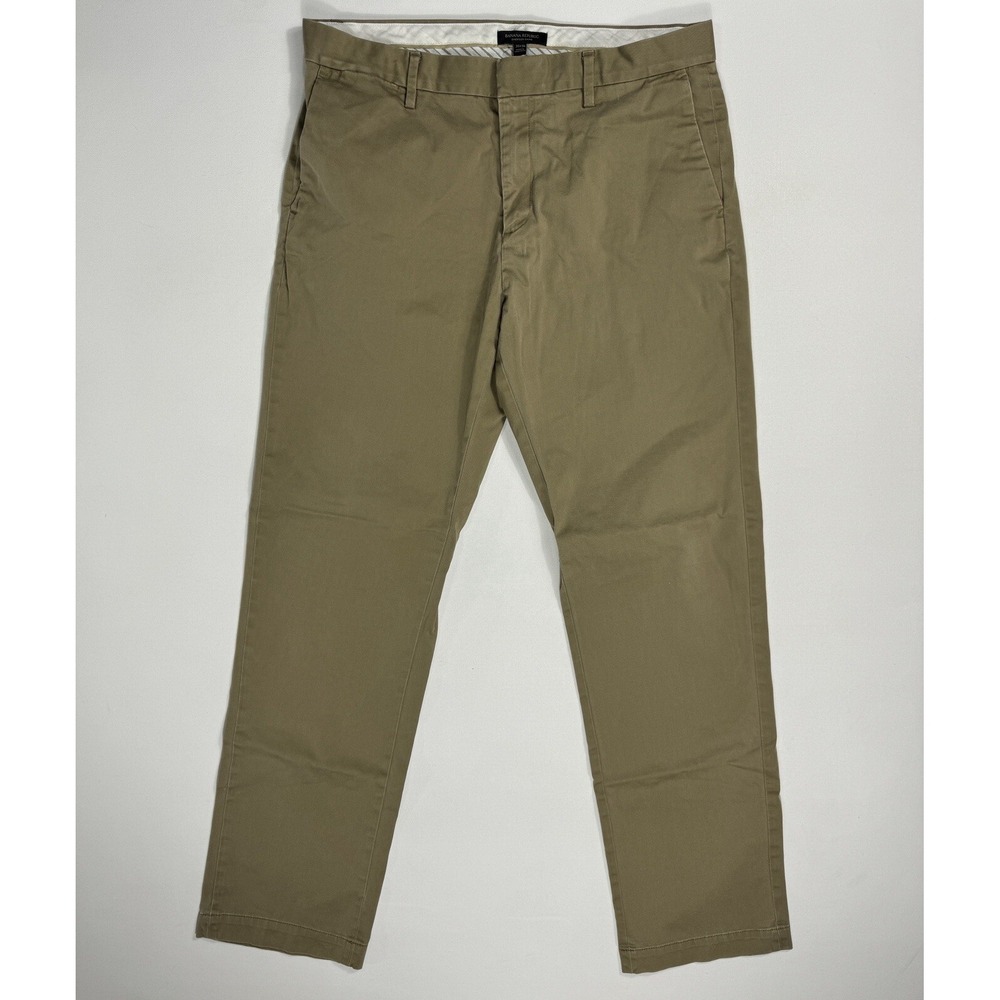 Banana Republic Emerson Chino Pants 35x36 (35x33) Straight Rapid Movement Khaki